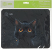 Коврик для мыши Cactus  Black Cat  250x200x3мм (CS-MPC-D09S)