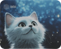 Коврик для мыши Cactus  White Cat  220x180x2мм (CS-MPC-P06XS)