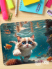Коврик для мыши Cactus Fish Cat рисунок 300x250x3мм (CS-MPC-D15M)