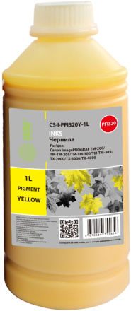 Чернила Cactus CS-I-PFI320Y-1L PFI-320/120