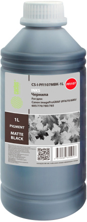 Чернила Cactus CS-I-PFI107MBK-1L PFI-107