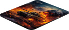 Коврик для мыши Cactus  Burning tank  рисунок 300x250x3мм (CS-MPC-D04M)