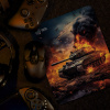 Коврик для мыши Cactus  Burning tank  рисунок 300x250x3мм (CS-MPC-D04M)
