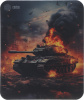 Коврик для мыши Cactus  Burning tank  рисунок 300x250x3мм (CS-MPC-D04M)