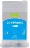 Картридж перезаправляемый струйный Cactus  CS-R-PFI030C-CHIP  голубой (55мл) для Canon imagePrograf TA-20/30/TM-240/340 с чипом