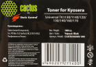 Тонер Cactus CS-KYTK140UNIV-1000 черный флакон 1000гр. для принтера Kyocera TK1130/1140