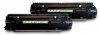 Картридж лазерный Cactus CS-CF283AD черный двойная упак. (1500стр.) для HP LJ Pro M125nw/M127fw