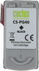 Картридж струйный Cactus  CS-PG40  PG-40 черный (18мл) для Canon Pixma MP150/MP160/MP170/MP180/MP210/MP220/MP450/MP460/MP470/iP1200/iP1300/iP1600/iP1700/iP1800/iP190 с чипом