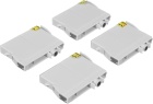 Картридж струйный Cactus  CS-EPT0635  T0635 черный/голубой/пурпурный/желтый набор (40мл) для Epson Stylus C67/C87/CX3700/CX4100/CX4700 с чипом