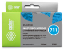 Картридж струйный Cactus  CS-CZ130  №711 голубой (26мл) для HP DJ T120/T520/530 с чипом