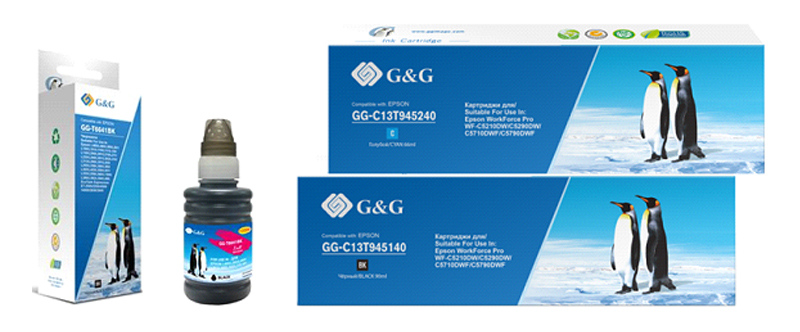 Эксклюзивно в Office Assistant! Струйные картриджи и чернила G&G для техники Epson